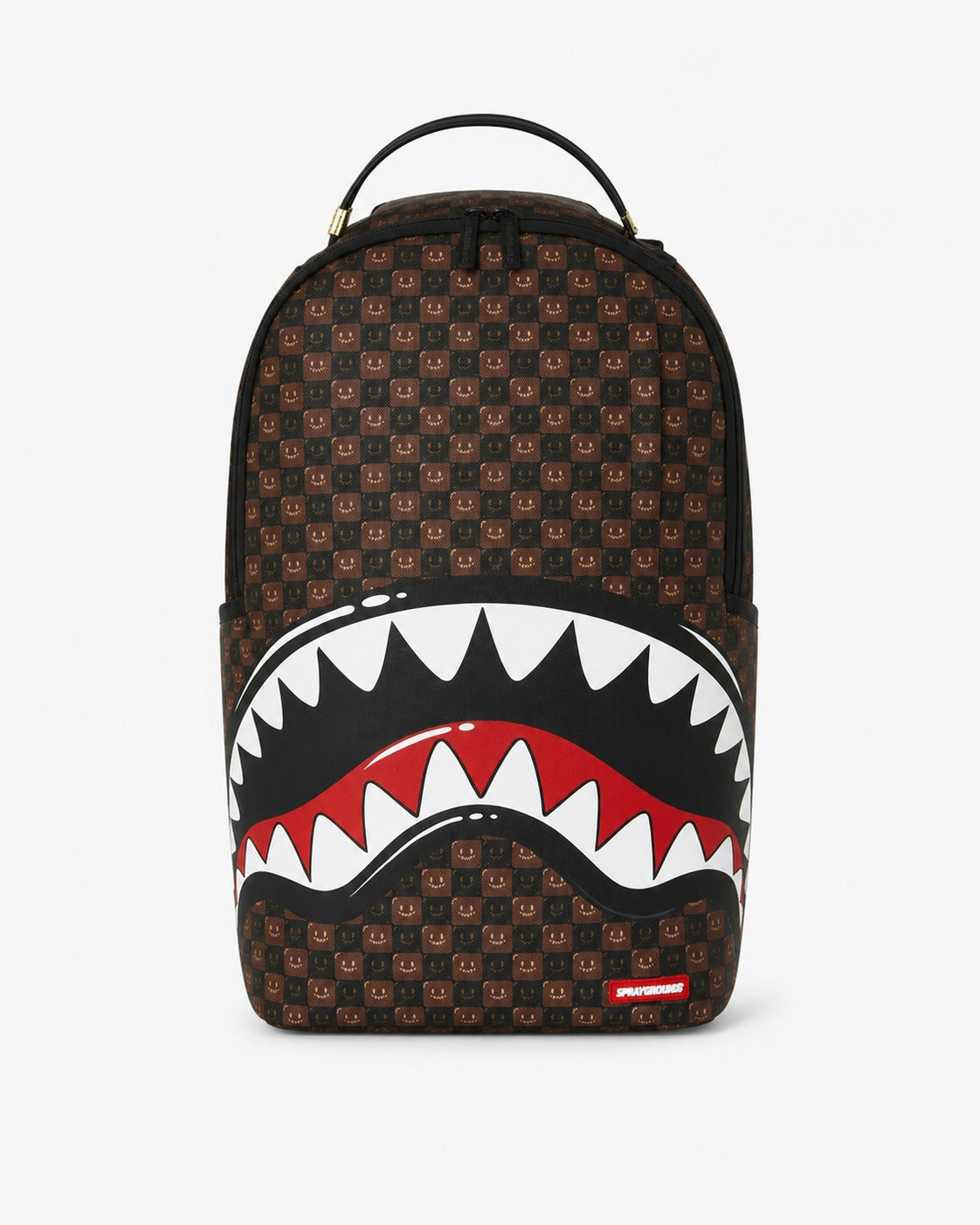 Sharks in Paris Wtf Bubble Brown Check 910B8634NSZ UNI SPRAYGROUND