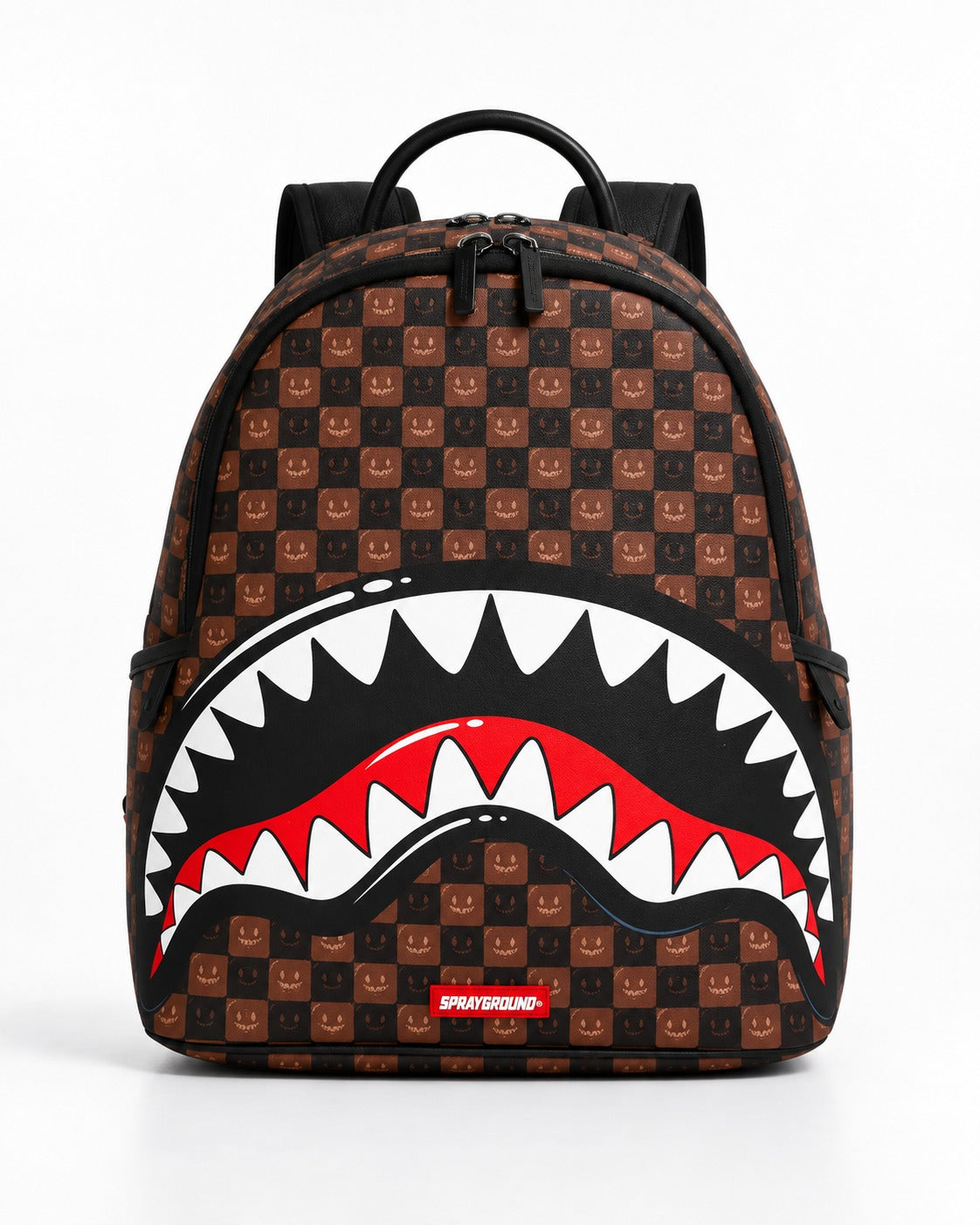 Sharks In Paris WTF Bubble Brown Check 910B9305NSZ UNI SPRAYGROUND