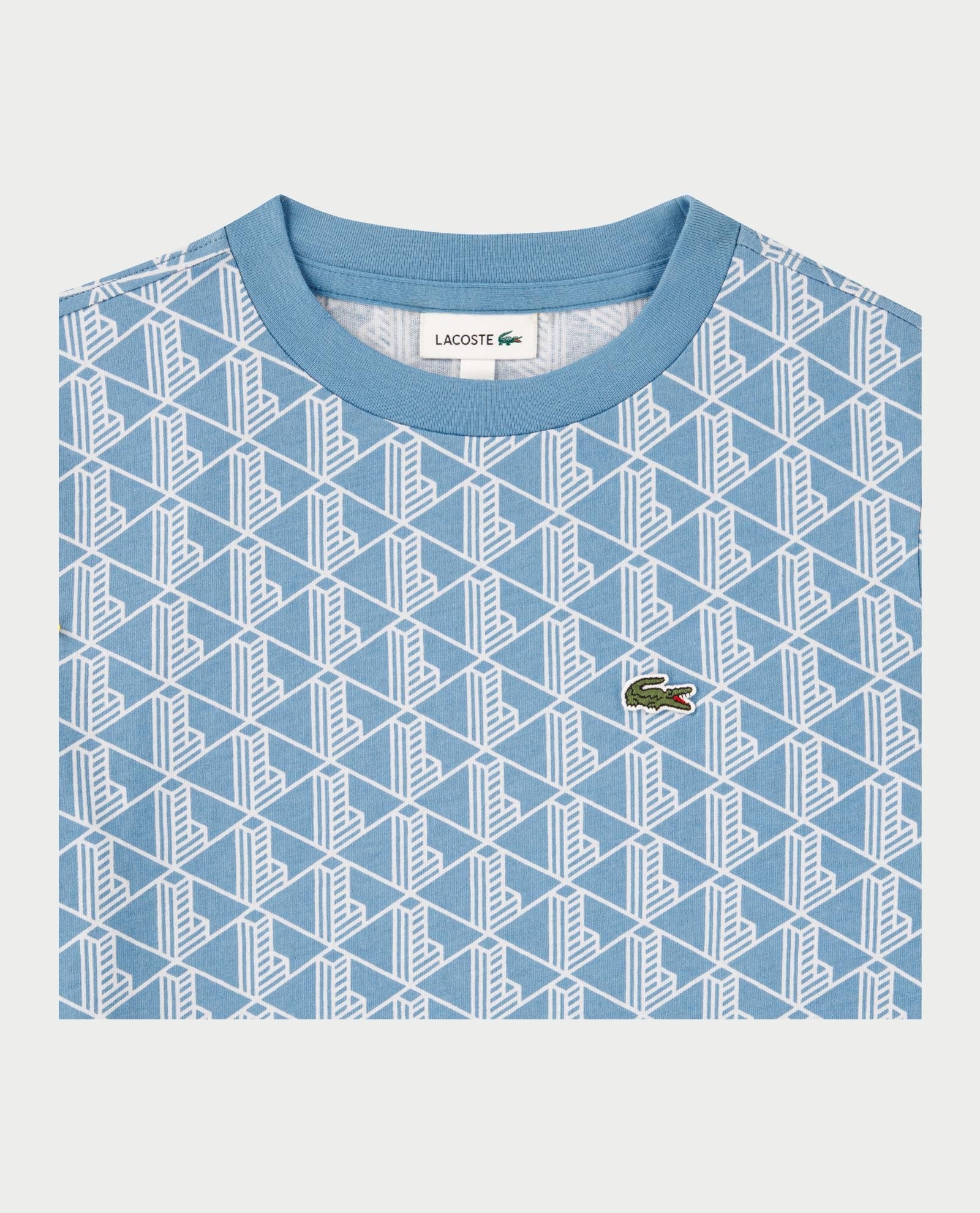 lcb Monogram Print Tee 947644 UJF LACOSTE