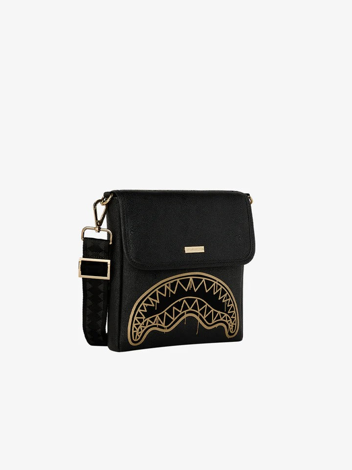 That Gold Drap Messenger Sling 910B8975NSZ UNI SPRAYGROUND