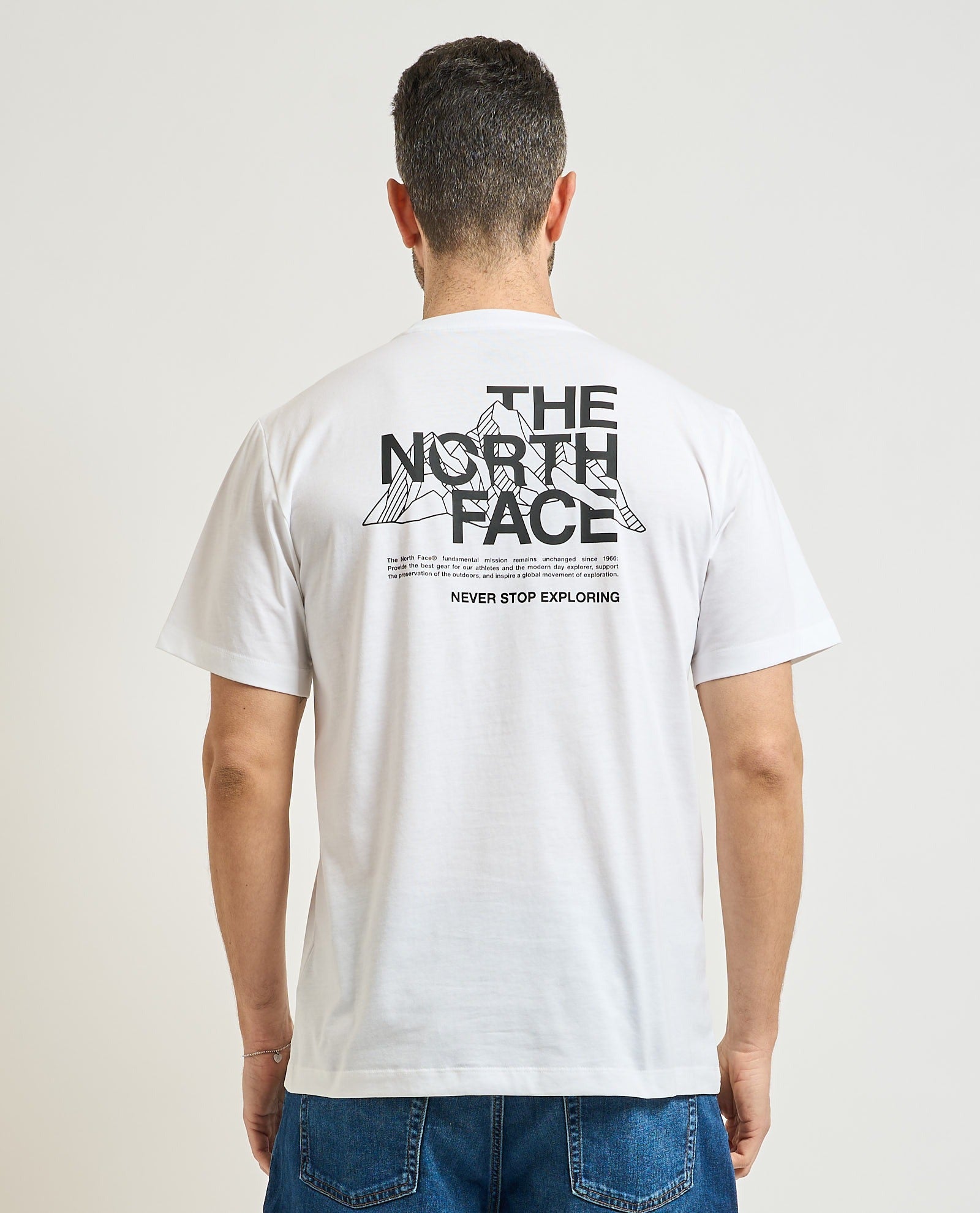 Mountain Sketch Regular Short Sleeve NF0A8GUZ FN41 THE NORTH FACE
