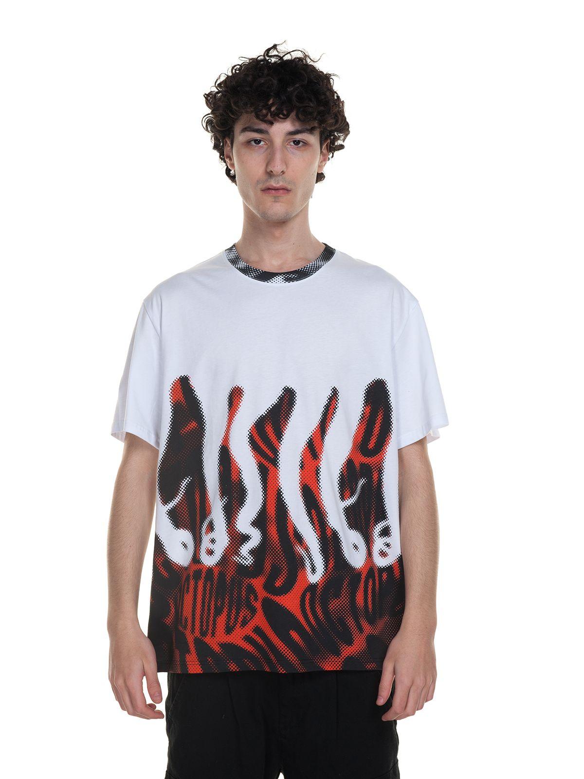 Maglia Halftone 22SOTS13 WHT OCTOPUS