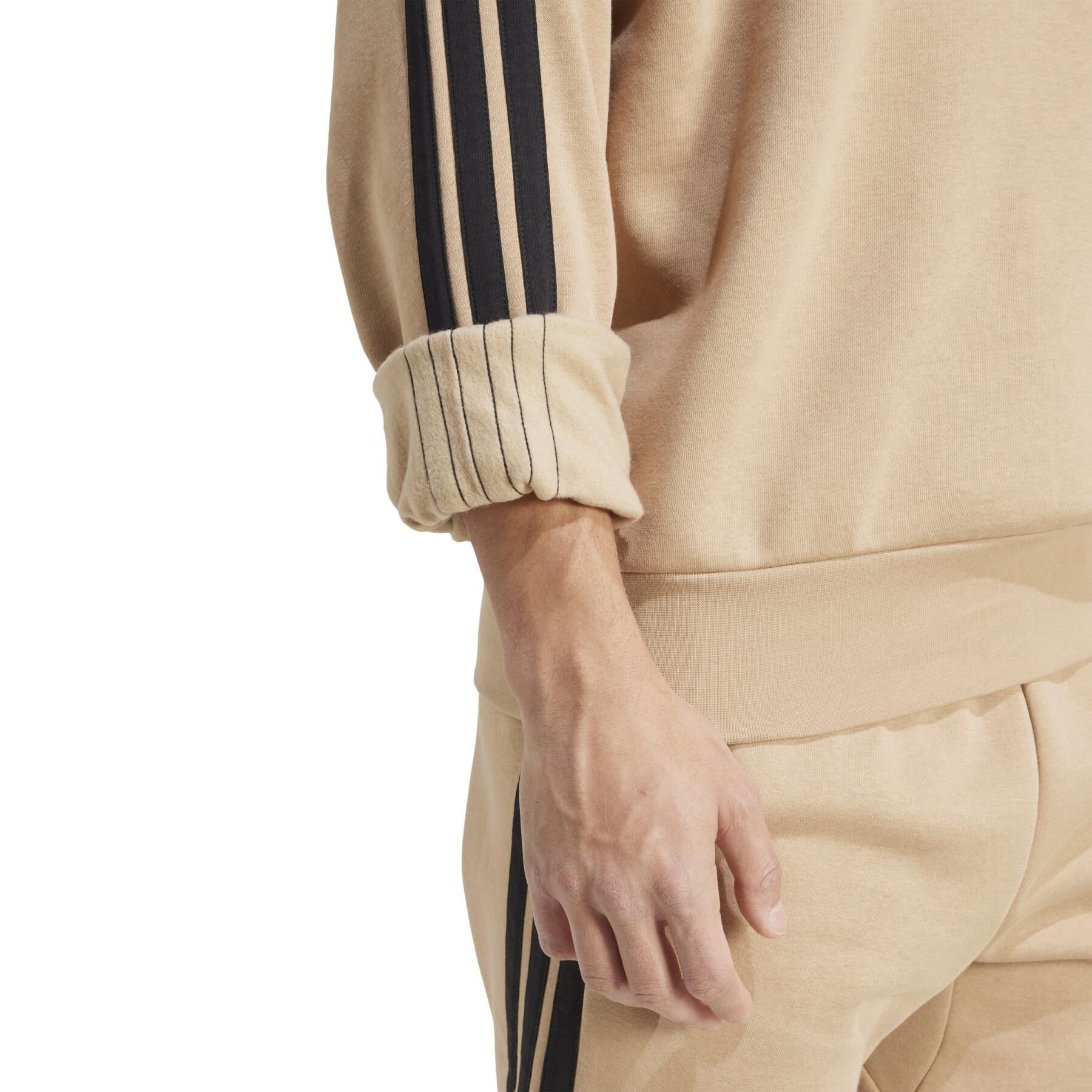 Essentials 3-Stripes Fleece Sweatshirt JX0702 UNI ADIDAS