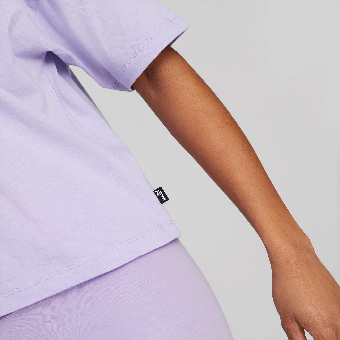 ESS Cropped Logo Tee<BR/> 586866 70 PUMA
