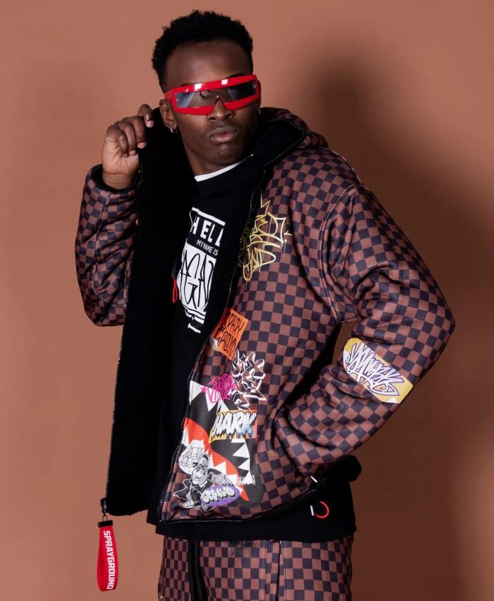 Shark in Paris Teddy REVERSIBLE SP407 UNI SPRAYGROUND