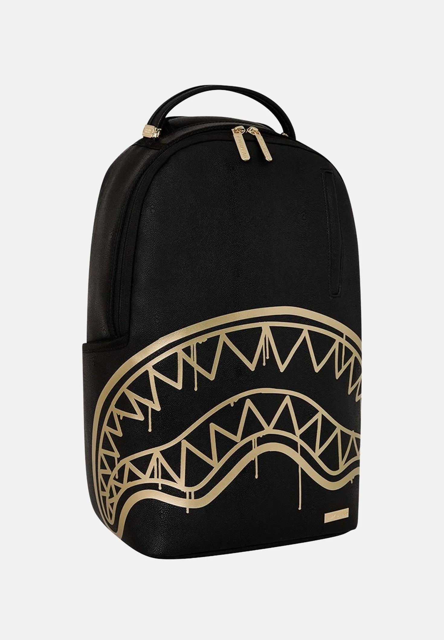 That Gold Drip Backpack 910B8822NSZ UNI SPRAYGROUND