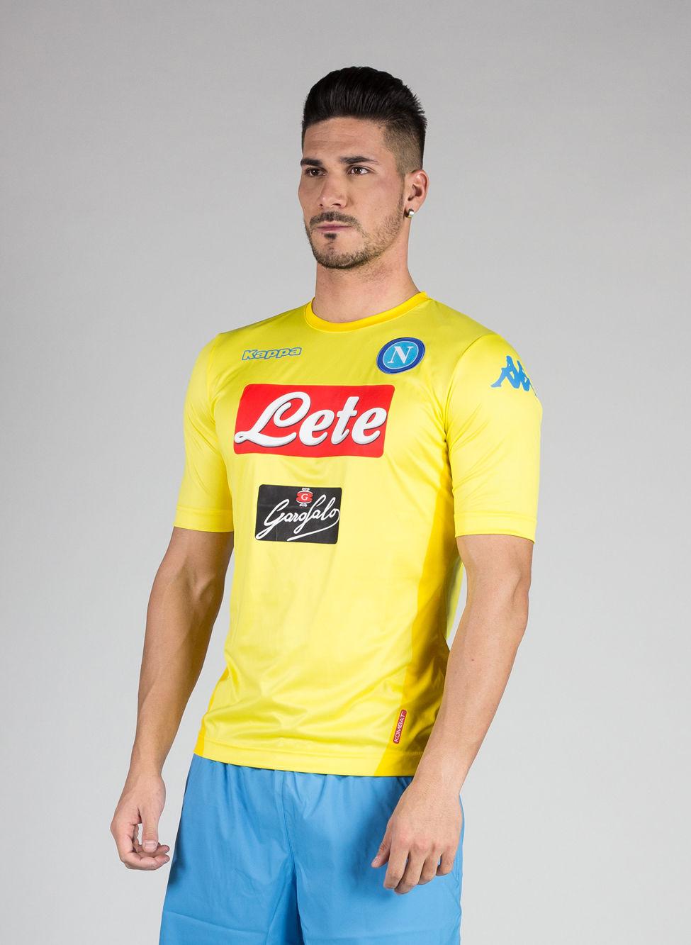 Maglia replica ufficiale KAPPA REPLICA 912 GIALLA KAPPA
