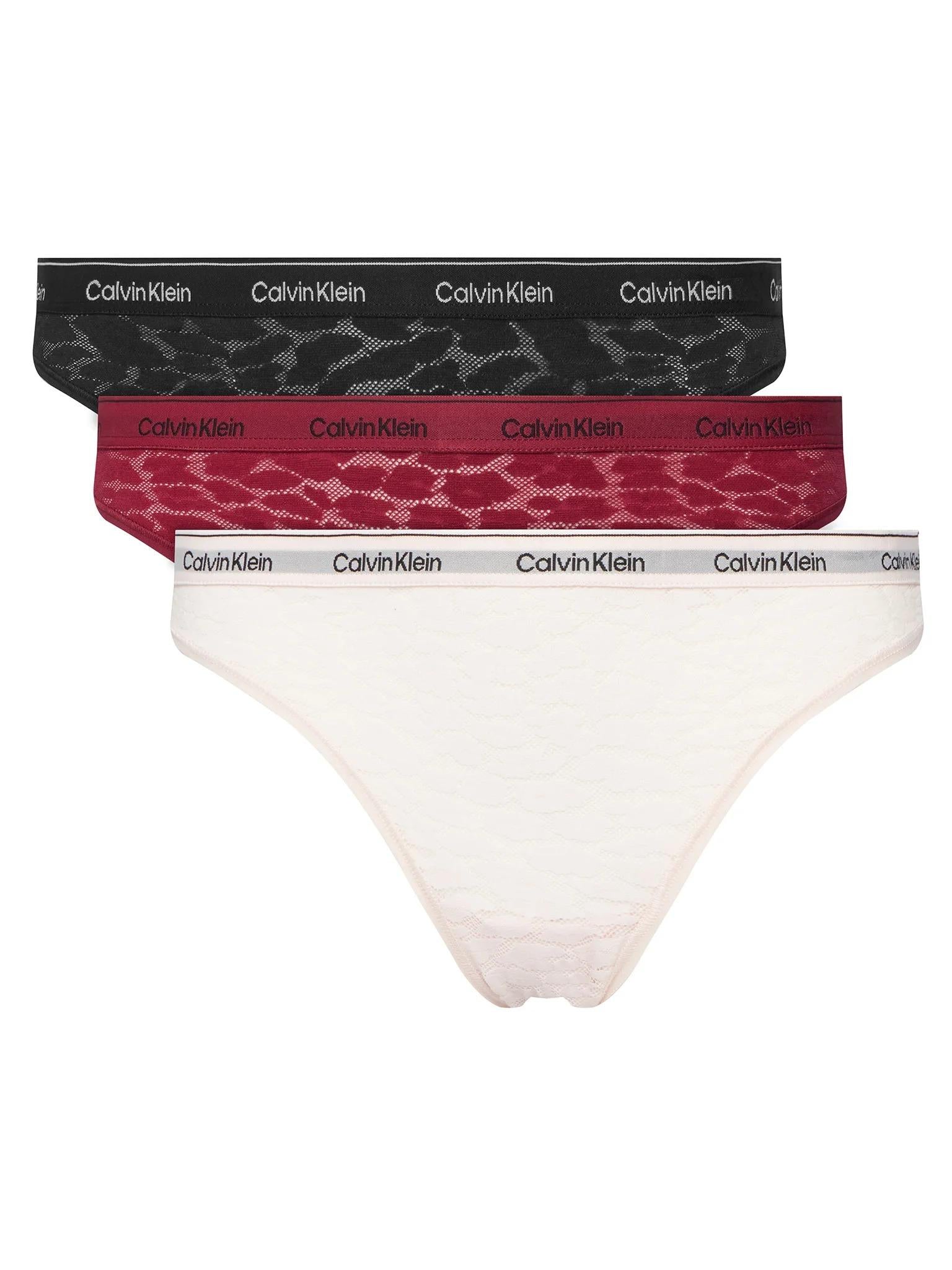 Slip classici in confezione da 3 - Icon Lace 000QD5069E 325 CALVIN KLEIN