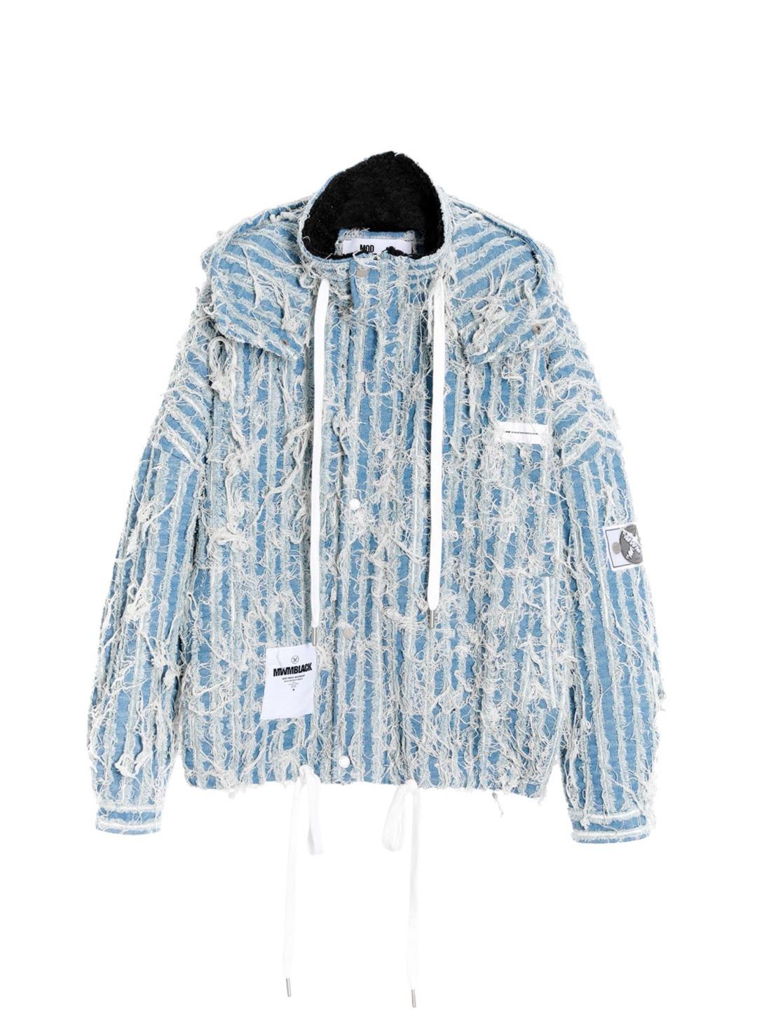 CHAQUETA VAQUERA CON CAPUCHA MW064071236 BLUE MWM