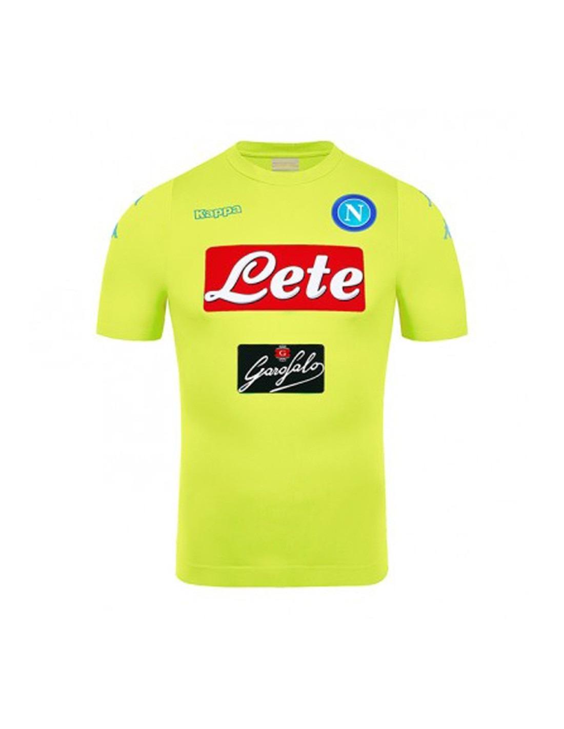 Maglia Portiere Gialla Ssc Napoli 2016/2017 303JK00 907 KAPPA