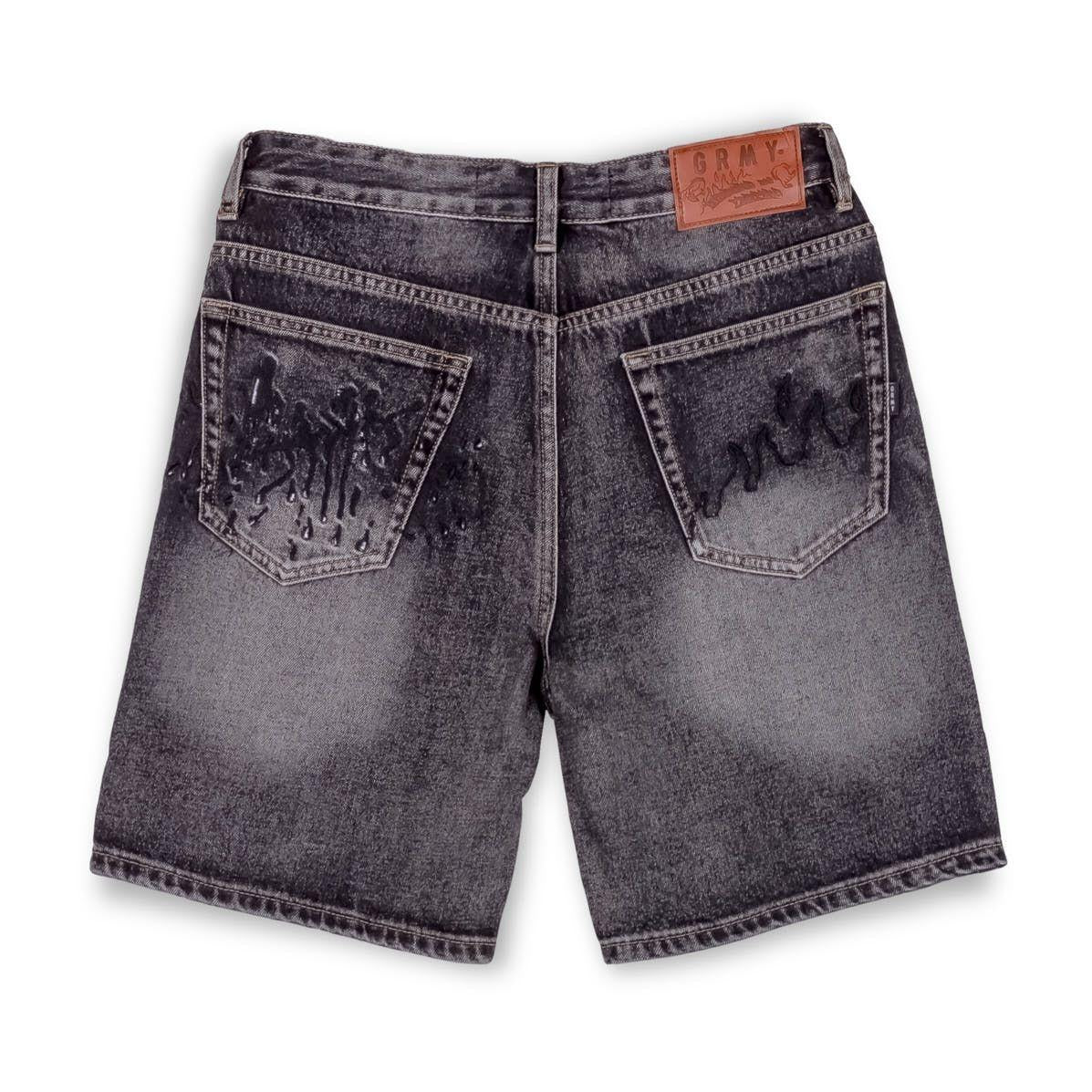GRIMEY THE TOUGHEST SHORTS GSJ157 WASHBLK GRIMEY