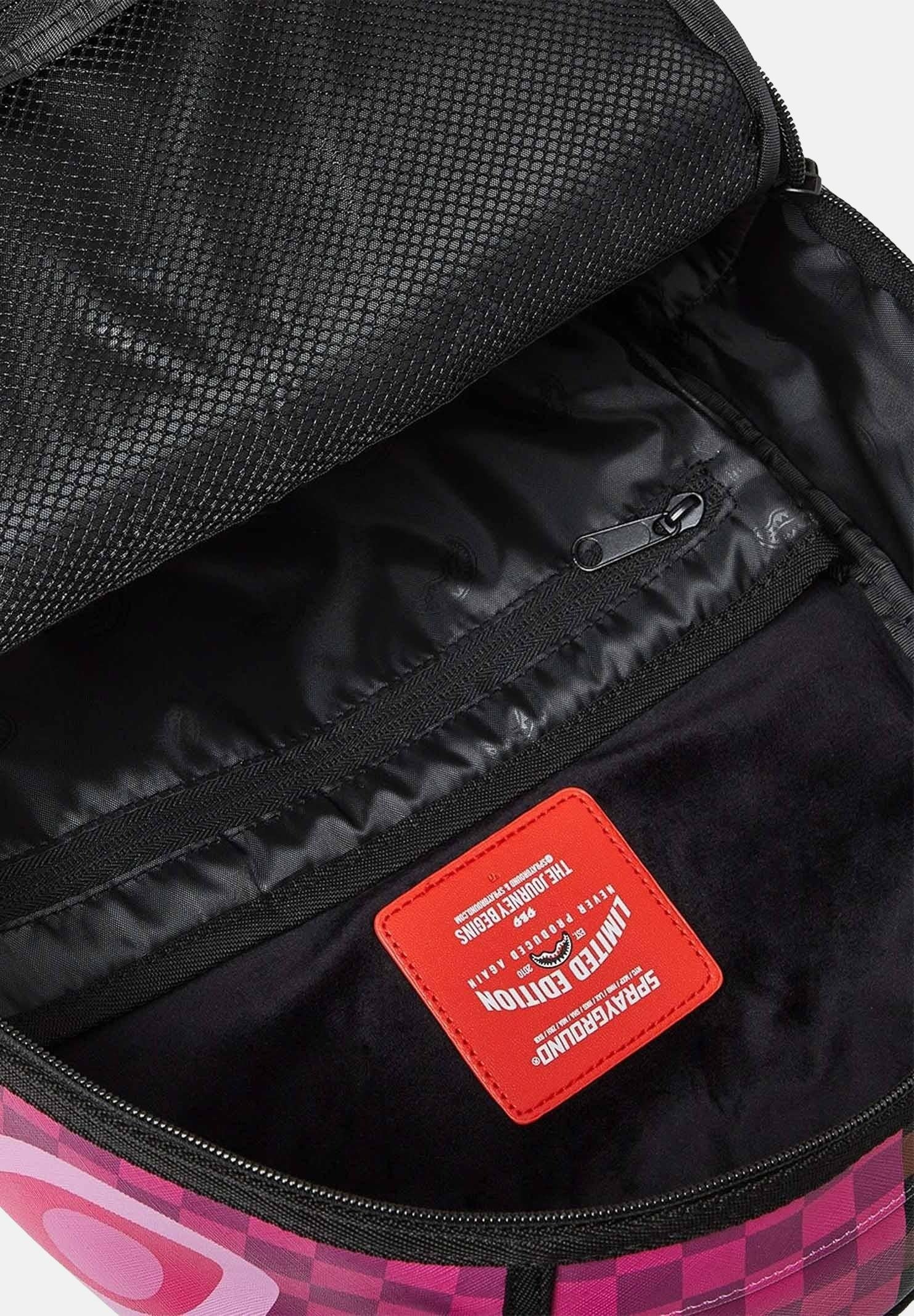 Split Sip Pink Check Dlxsv 910B6286NSZ UNI SPRAYGROUND