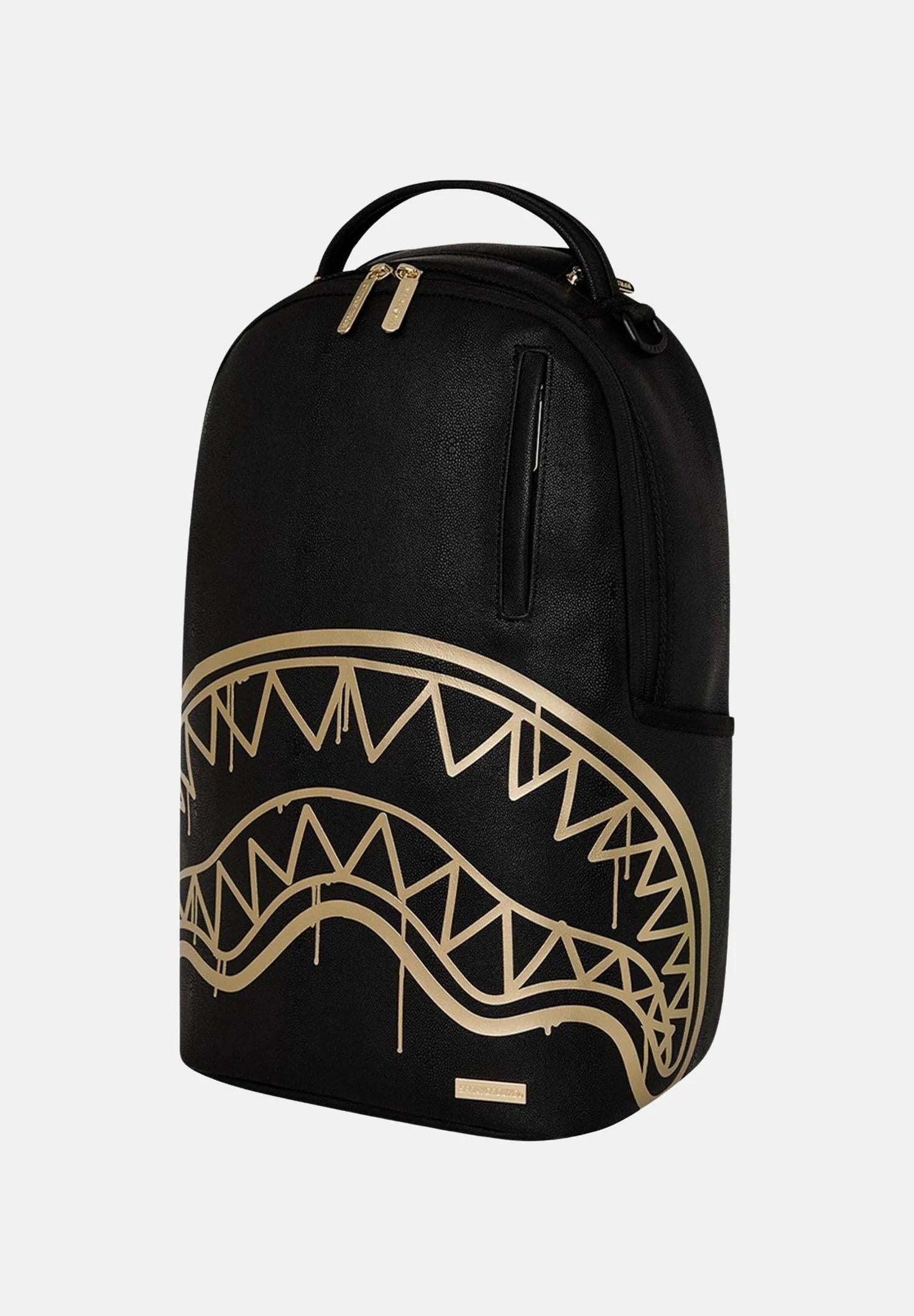 That Gold Drip Backpack 910B8822NSZ UNI SPRAYGROUND