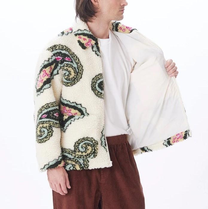 Paisley Sherpa Jacket 121800550 UBL OBEY