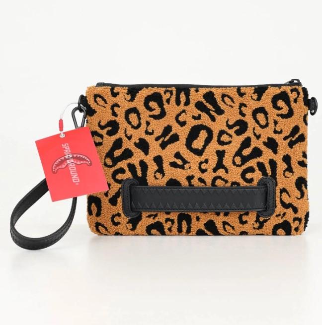Chenille Cheetah Pouchette 910B6897NSZ UNI SPRAYGROUND