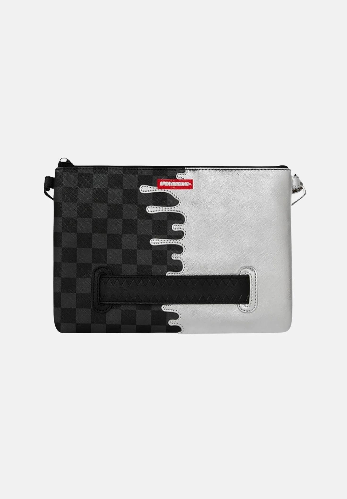 Silver Side Drip Black Check Crossb. 910B8929NSZ UNI SPRAYGROUND