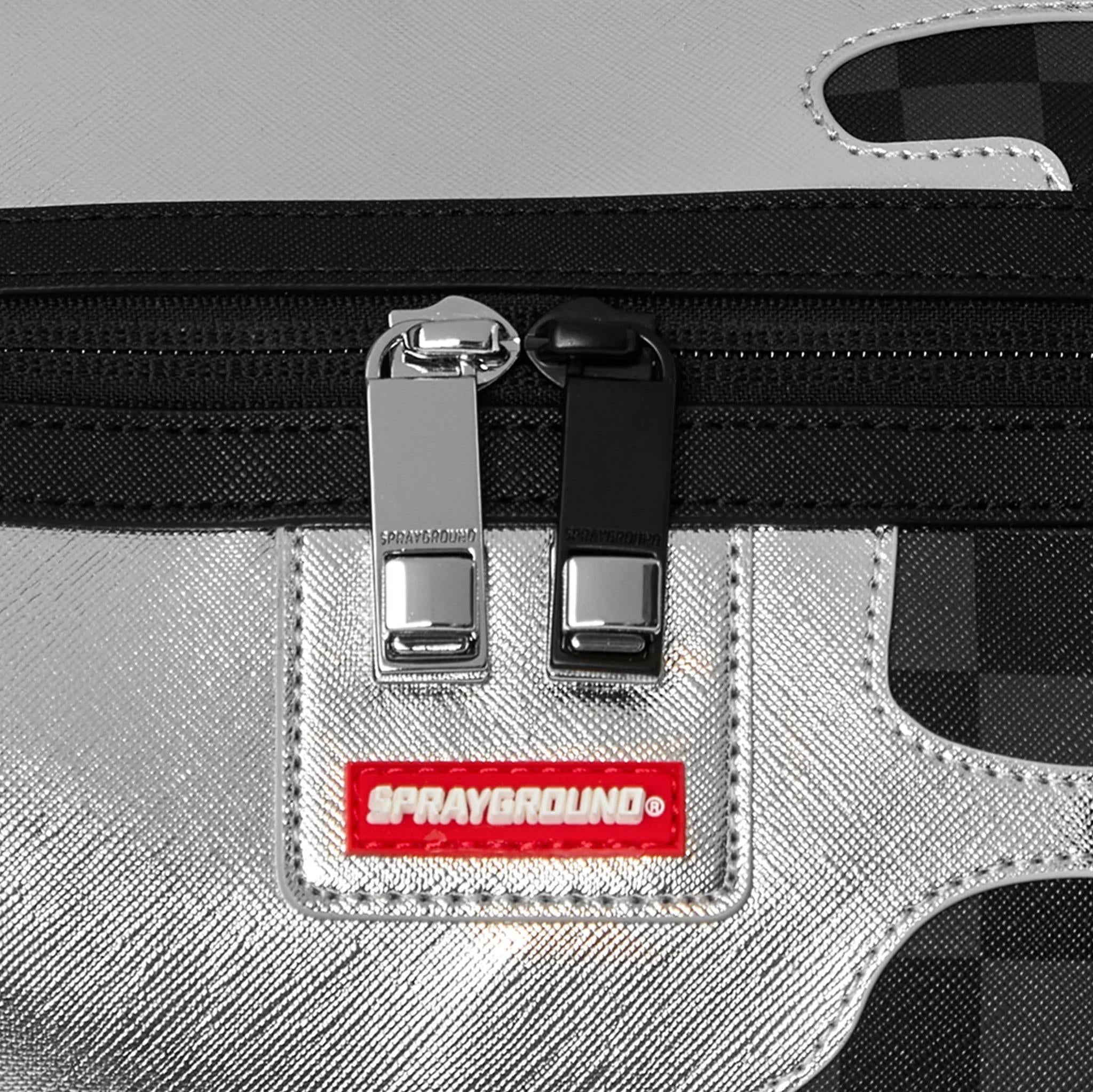 Silver Side Drip Black Check Large 910D8924NSZ UNI SPRAYGROUND