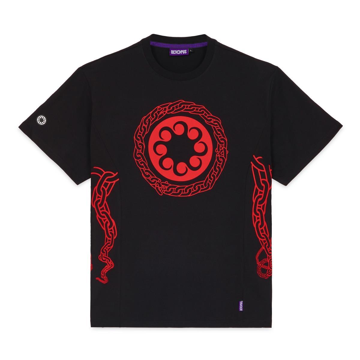 Chain logo TEE 23SOTS33 BLACK OCTOPUS