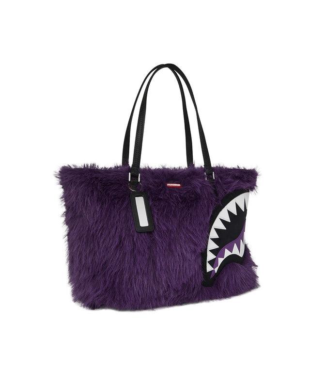 Fur Cray Purp Tote 910T8207 NSZ SPRAYGROUND