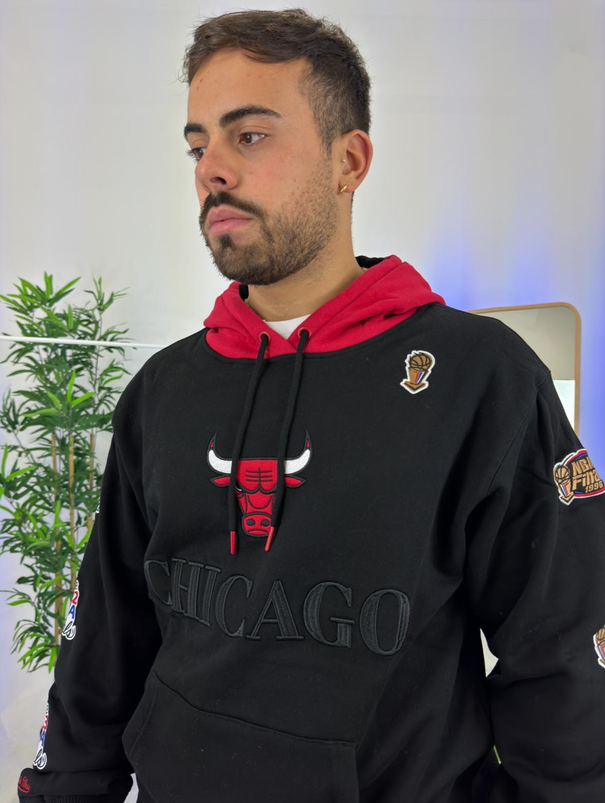 Nba Team Og 3.0 Fleece Hoodie Vintage TH8083 CBUBLCK MITCHELL&NESS