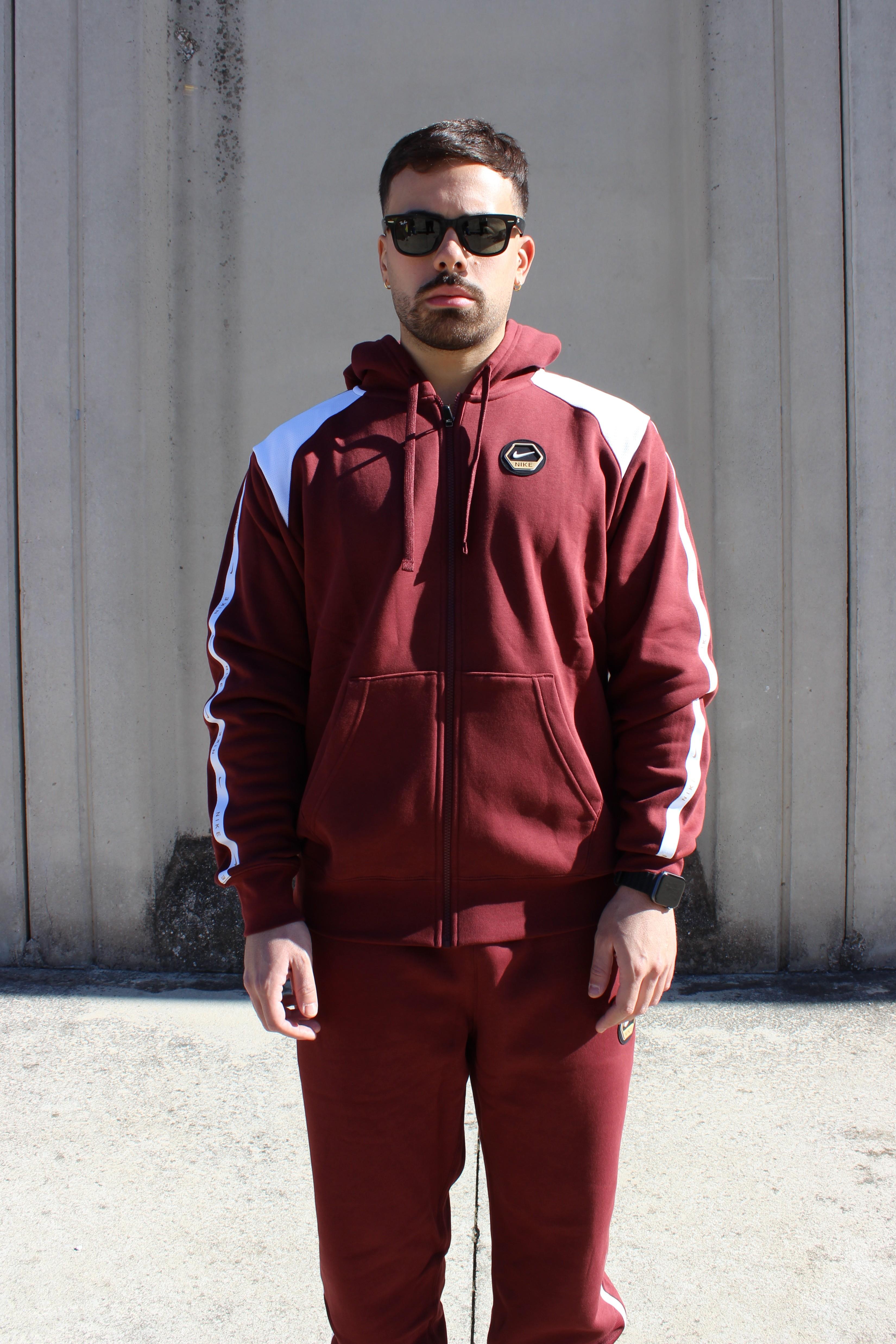 Tuta Con Cappuccio e Zip Con Cuciture A Contrasto IH4285 619 NIKE