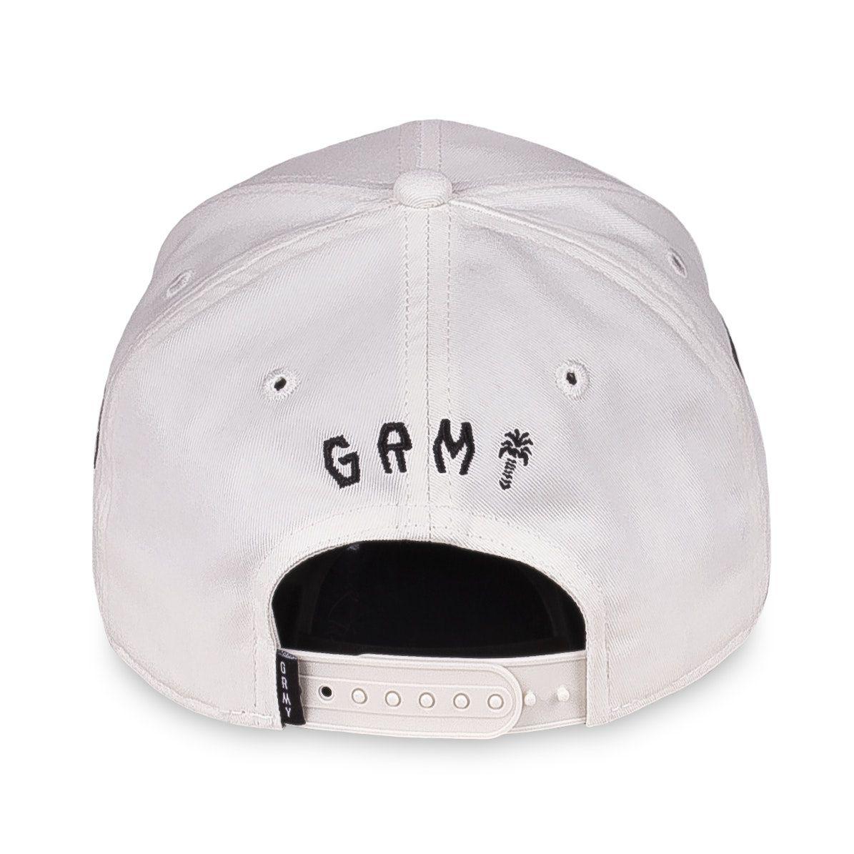 Curved Visor Snapback GRCC343 WHT GRIMEY