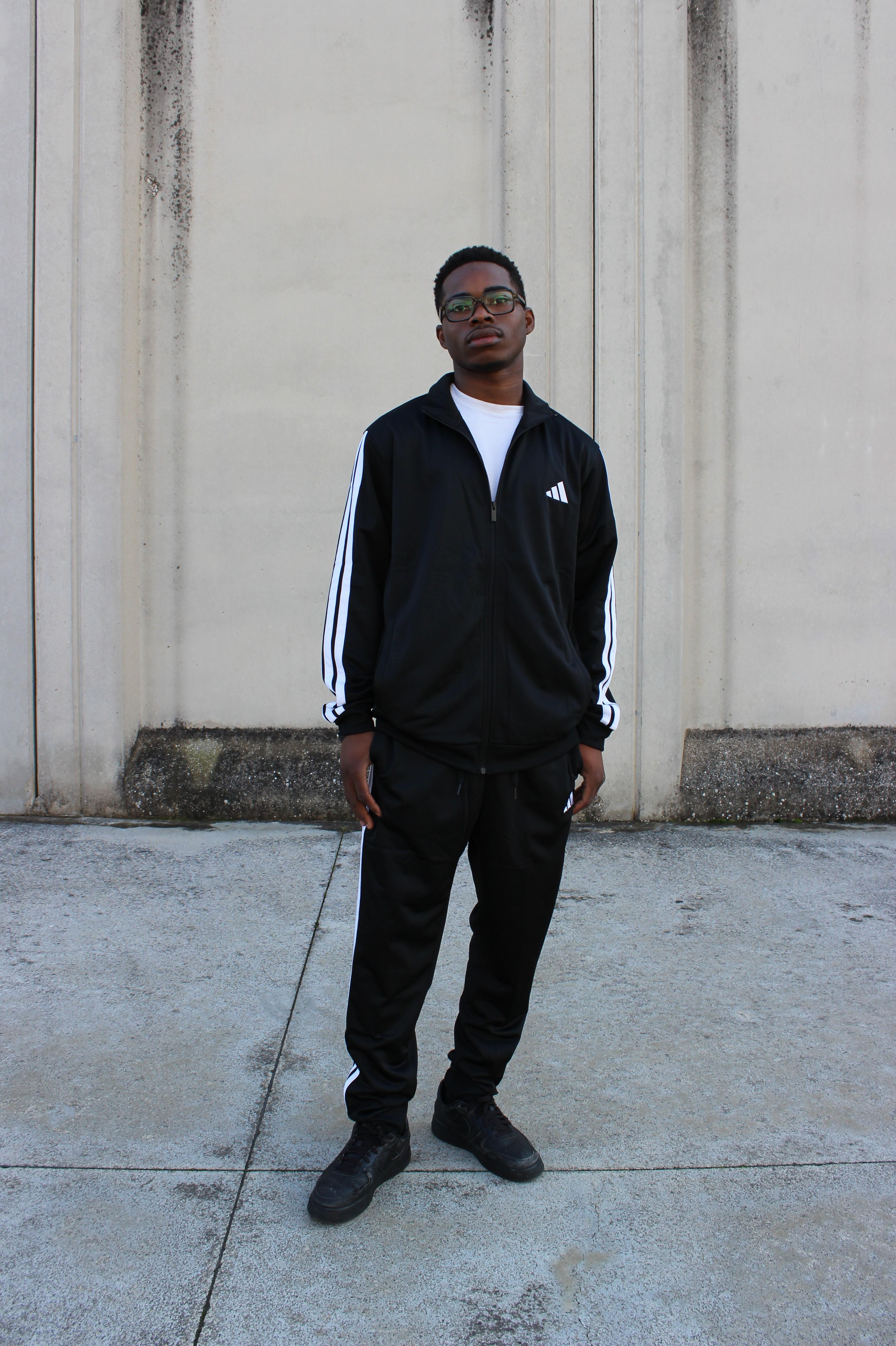 Tuta sportiva Basic 3 Strisce Tricot Track Suit JI8858 UNI ADIDAS