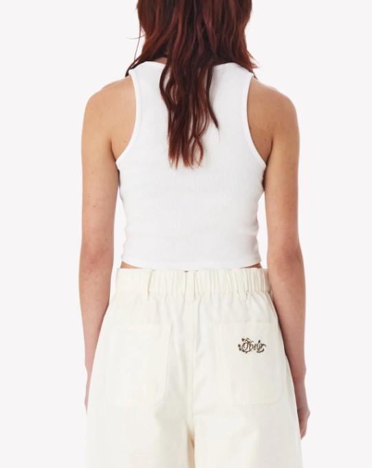 Bold 3 rib megan tank 22WC0000722 WHITE OBEY