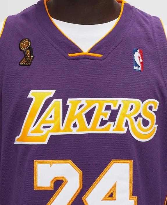 Autentic Jersey Los Angeles Laker Kobe Bryant Hof 1996/2016 AJY4EL18017 LALPURP08KBR MITCHELL&NESS