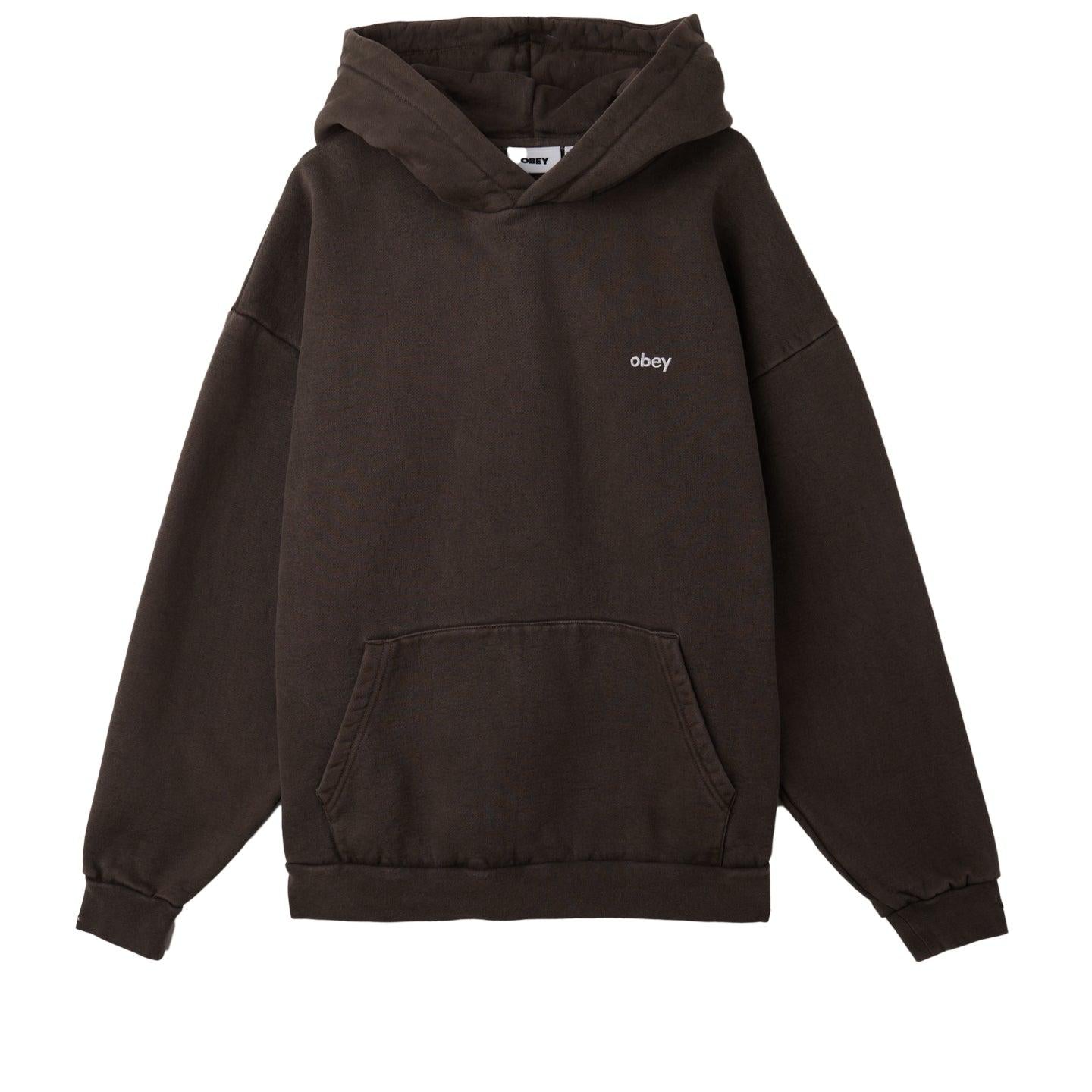 Lowercase Pigment Hood Fleece 112470194 JVA OBEY