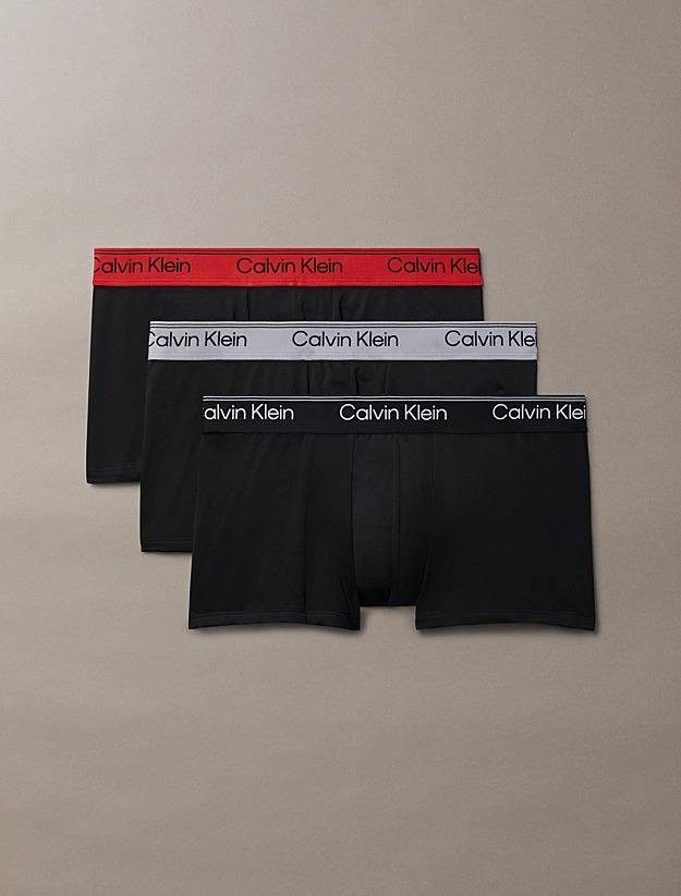 Boxer a vita bassa in confezione da 3 - Microfibre Stretch LV00NB4409 0AZ CALVIN KLEIN