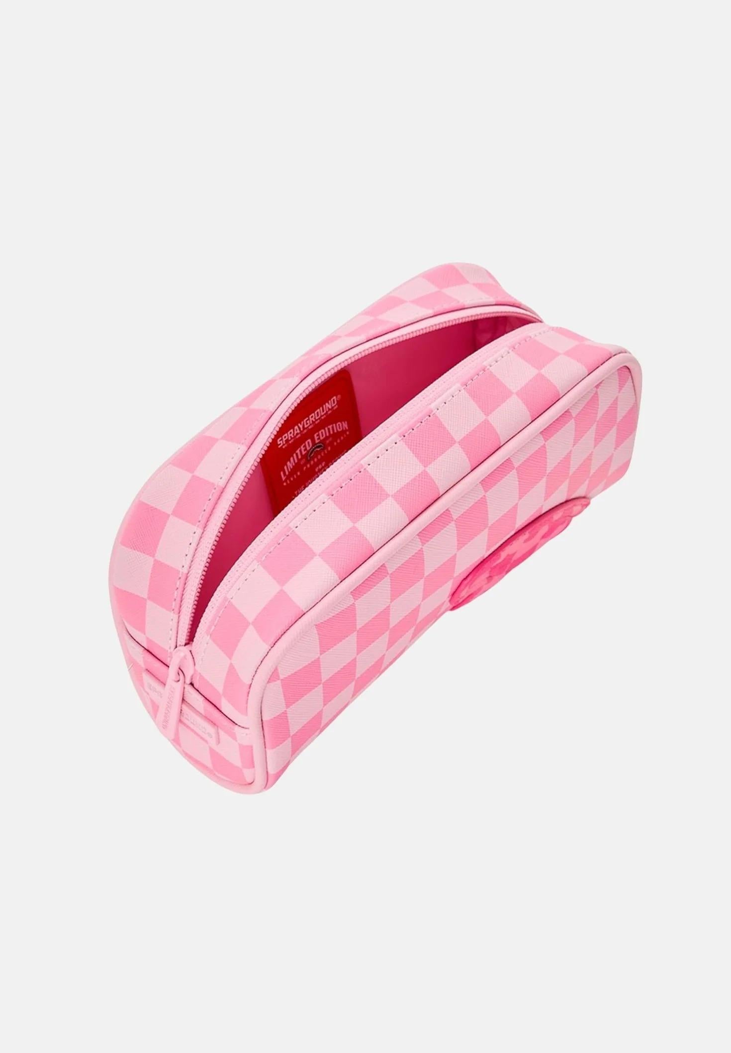 Pink Sip Patch Pencil Pouch 910B9016NSZ UNI SPRAYGROUND