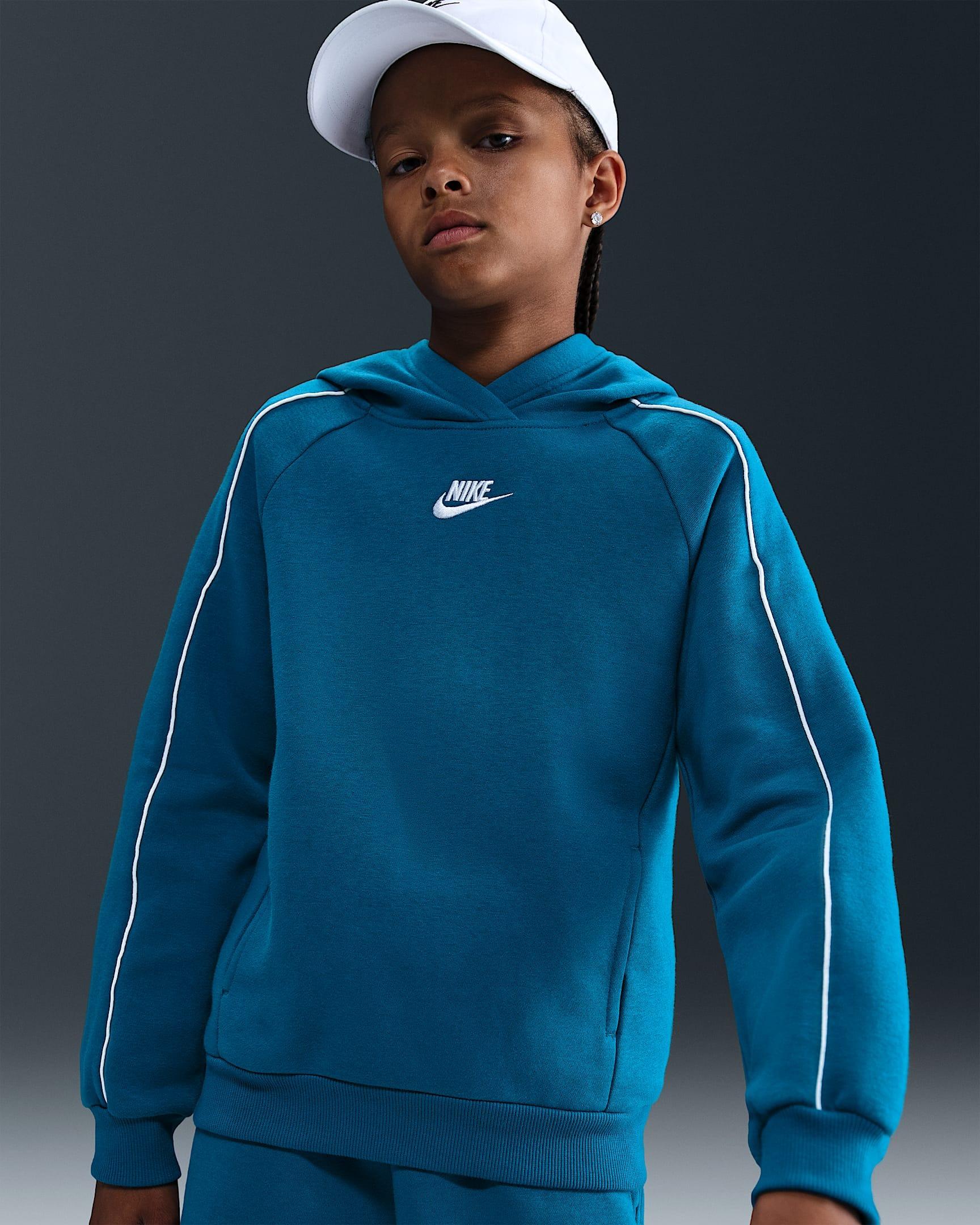 Sportswear Club Fleece<BR/>Tuta con cappuccio HQ9318 301 NIKE