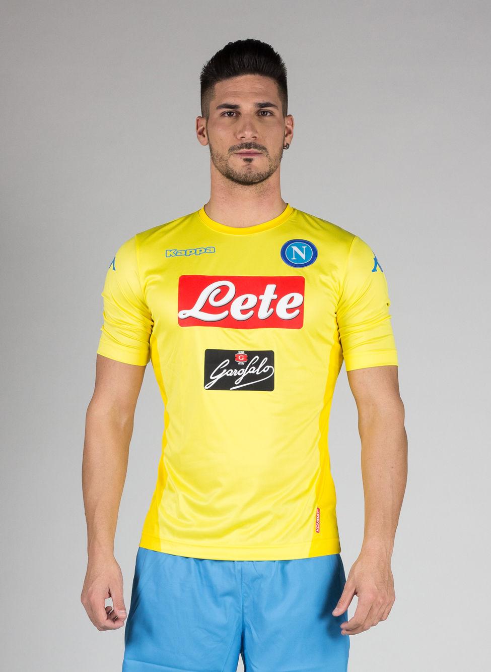 Maglia replica ufficiale KAPPA REPLICA 912 GIALLA KAPPA