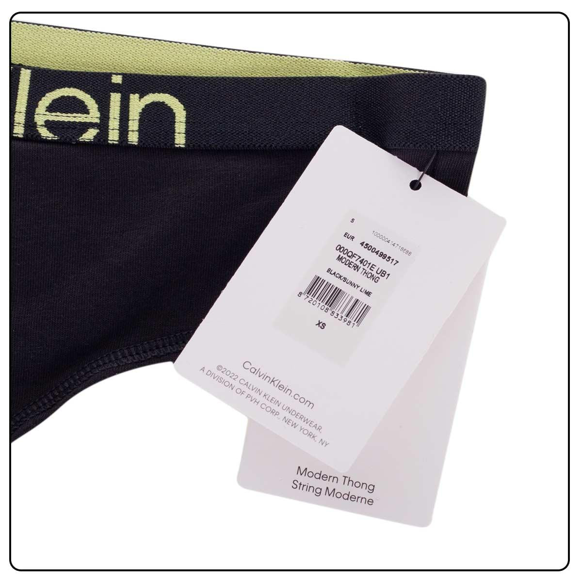 Calvin Klein Tanga 000QF7401E UB1 CALVIN KLEIN