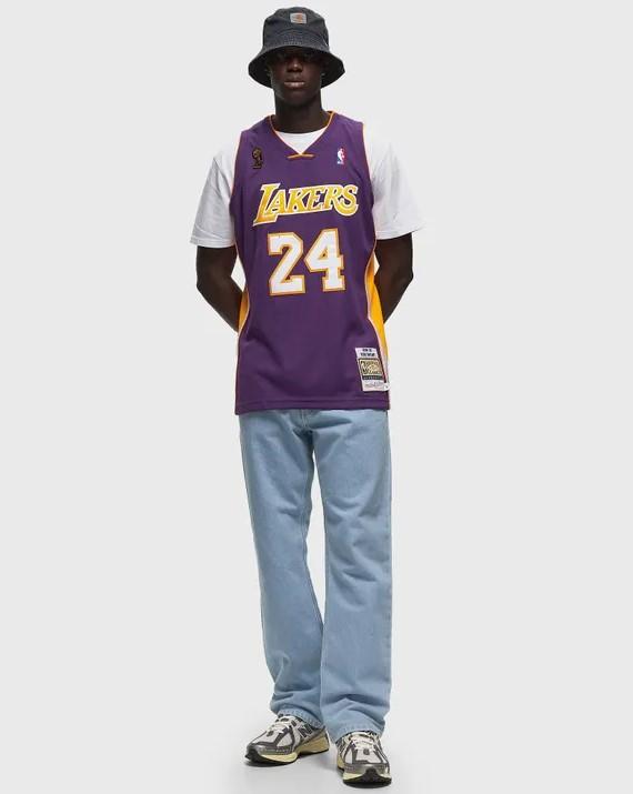 Autentic Jersey Los Angeles Laker Kobe Bryant Hof 1996/2016 AJY4EL18017 LALPURP08KBR MITCHELL&NESS