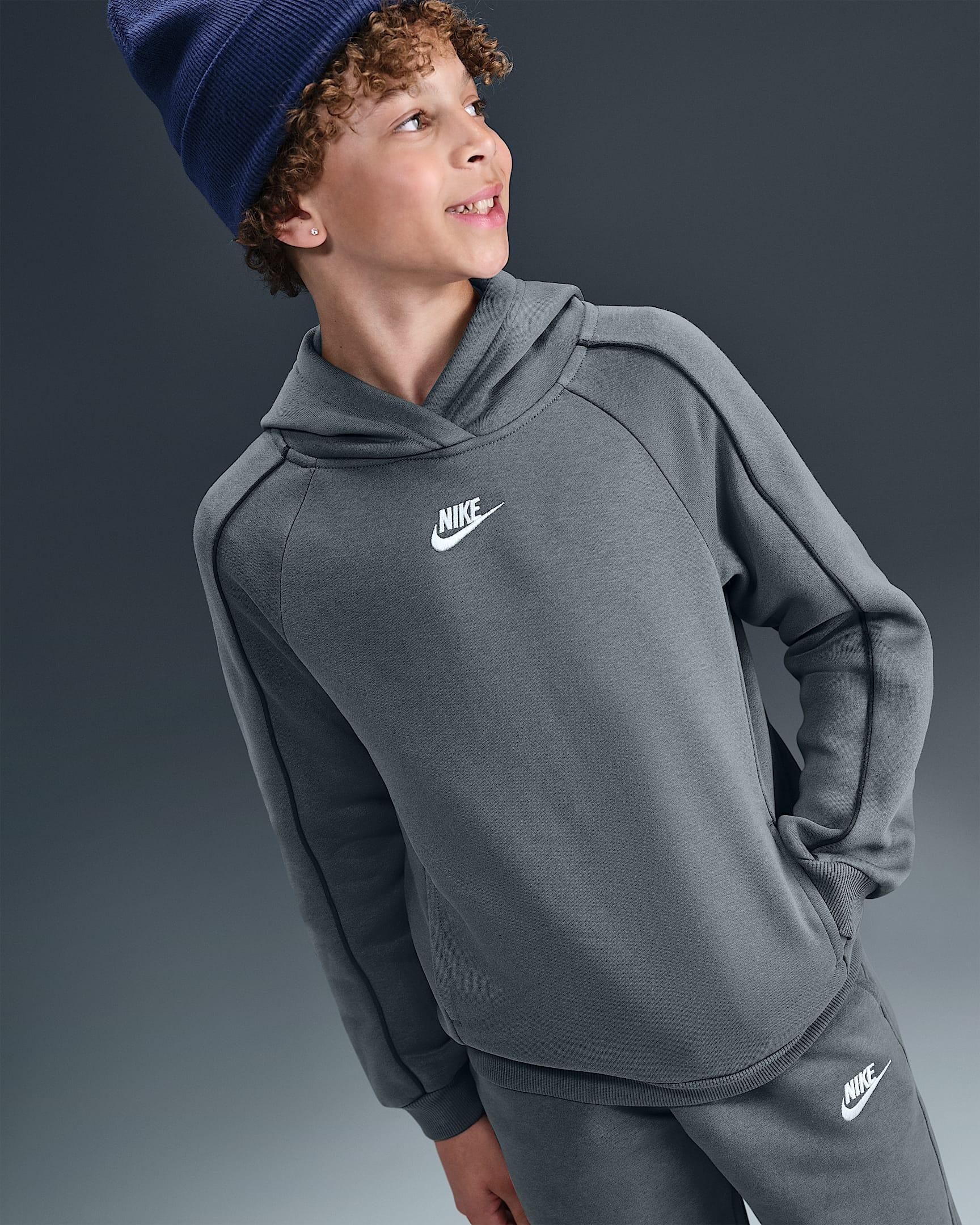 Sportswear Club Fleece<BR/>Tuta con cappuccio HQ9318 084 NIKE