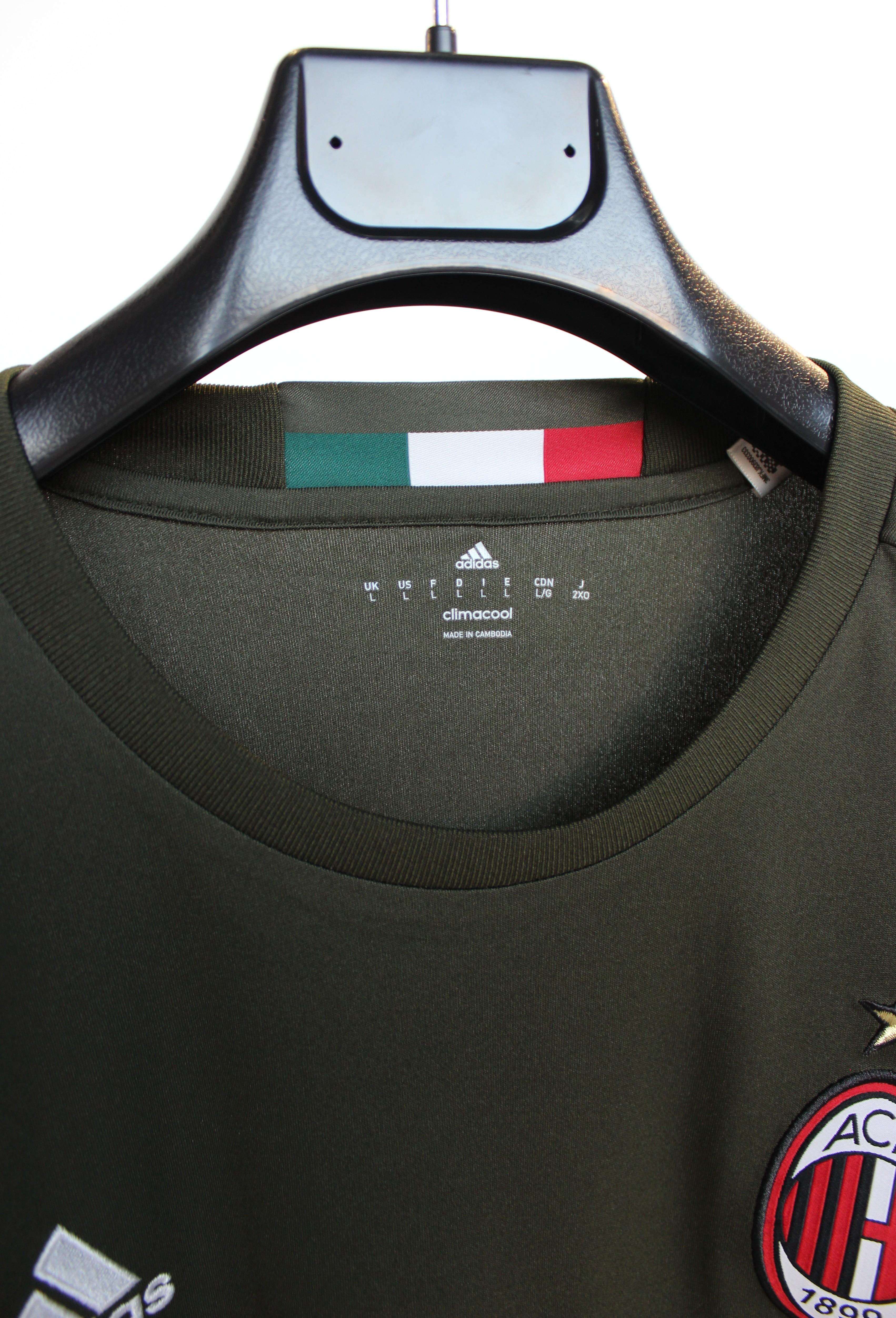 MILAN MAGLIA TRASFERTA VERDE 2016-17 S94100 UNI ADIDAS