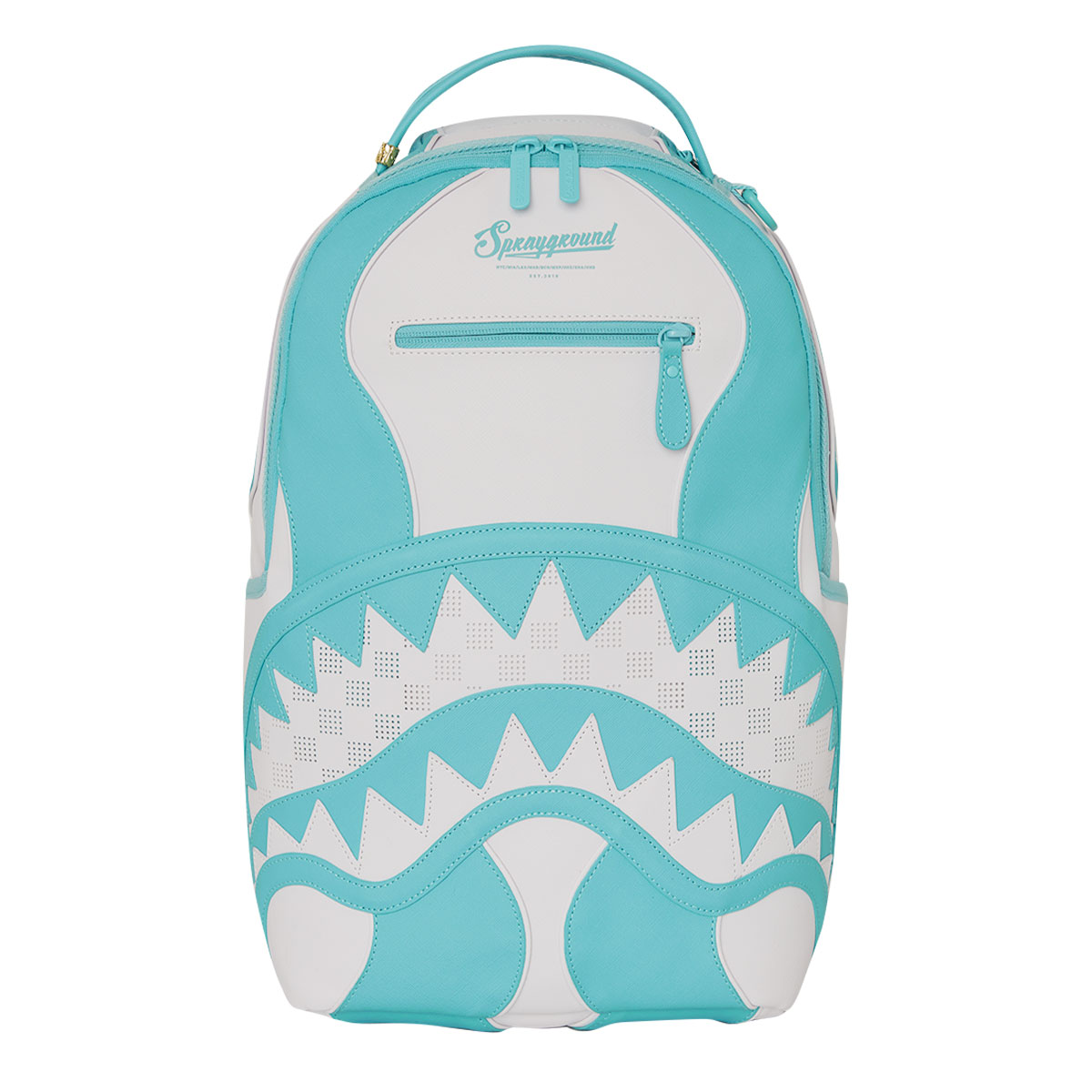 Shark Central Blue And White Colorway 910B7572 NSZ SPRAYGROUND
