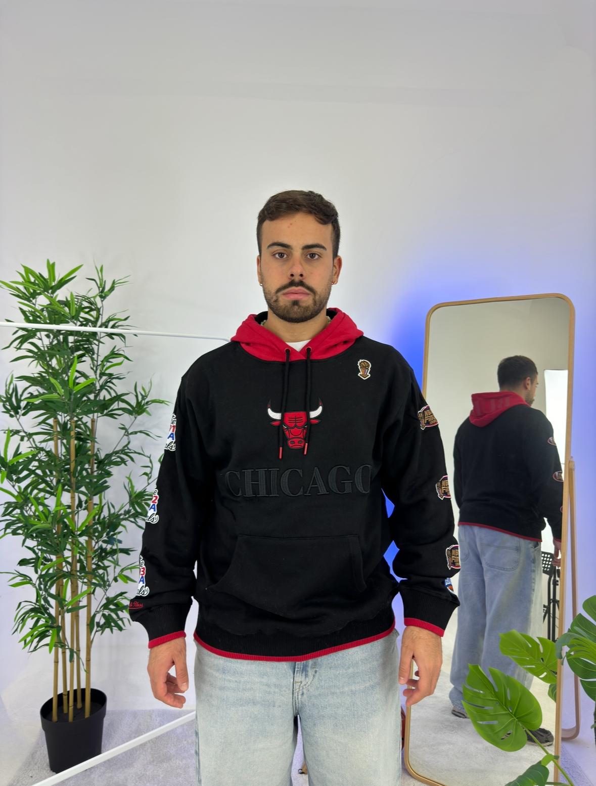 Nba Team Og 3.0 Fleece Hoodie Vintage TH8083 CBUBLCK MITCHELL&NESS
