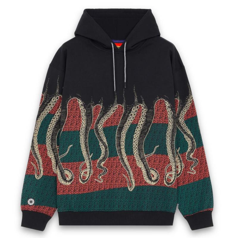 Freddy Hoodie 22WOSH90 BLACK OCTOPUS