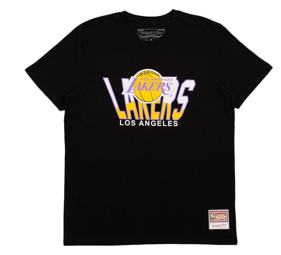 Retrodome NBA Tee BMTRINTL1260 LALBLCK MITCHELL&NESS