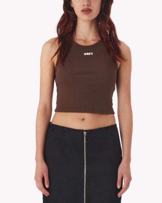 Bold 3 rib megan tank 22WC0000722 DARKBROWN OBEY