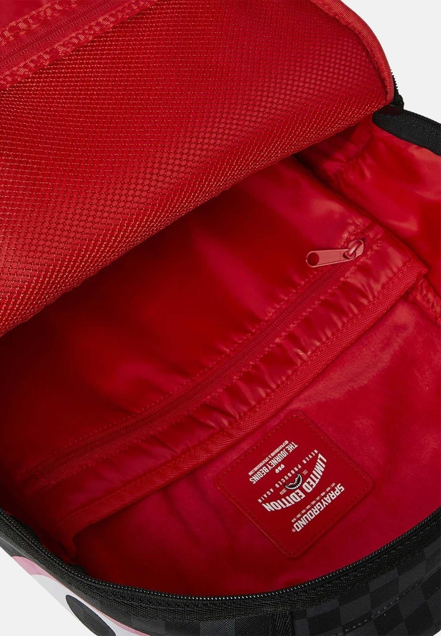 Pink And Black Tear Sip Backpack 910B7692 NSZ SPRAYGROUND