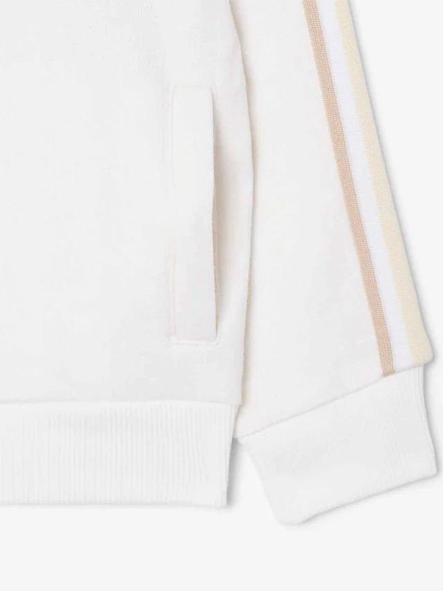 lcn Monogram Fullzip Top 947108 W8L LACOSTE KIDS