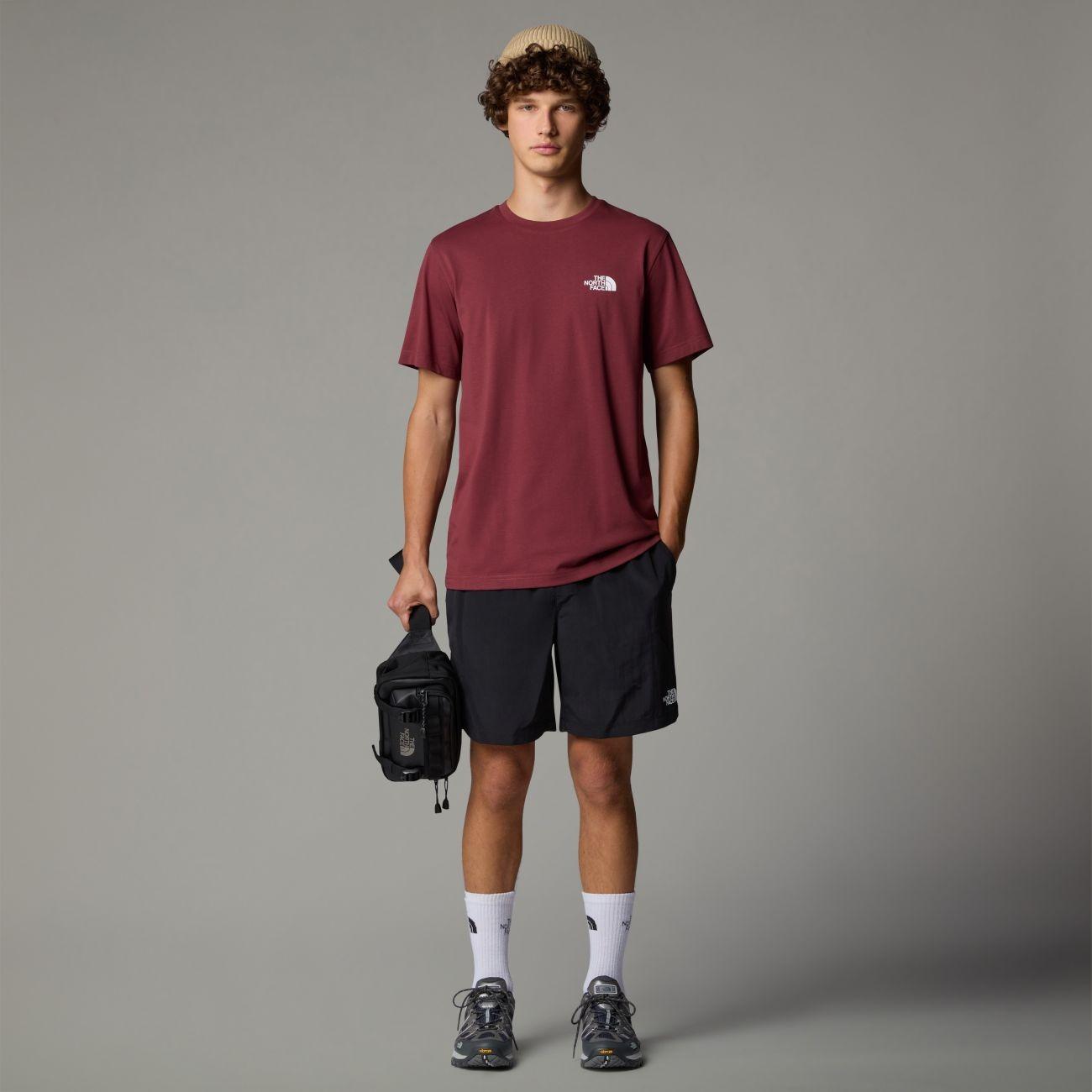 M Ss Simple Dome Tee NF0A87NG 0VO1 THE NORTH FACE