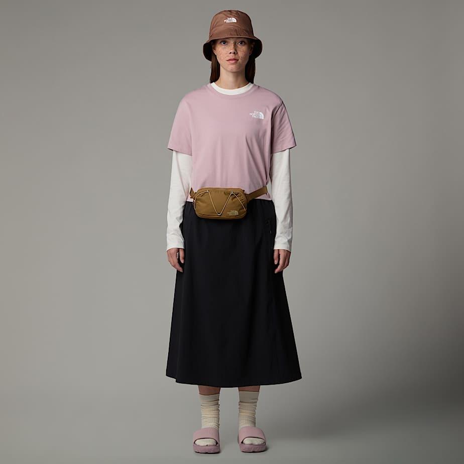 Simple Dome Cropped Slim tee NF0A87U4 0SO1 THE NORTH FACE