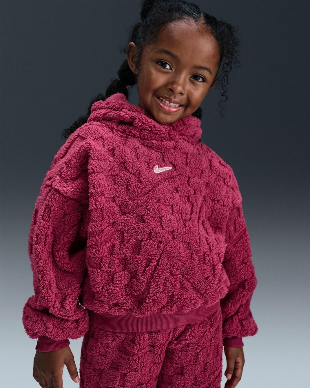 Cozy Little Kids' Pullover Hoodie and Pants Set 36N458 ADZ NIKE