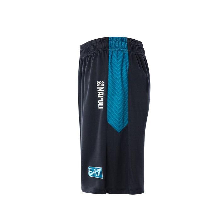 Shorts Training senza tasche team SHORTS TRAINING NO TASCHE NERO/AZZ EA7