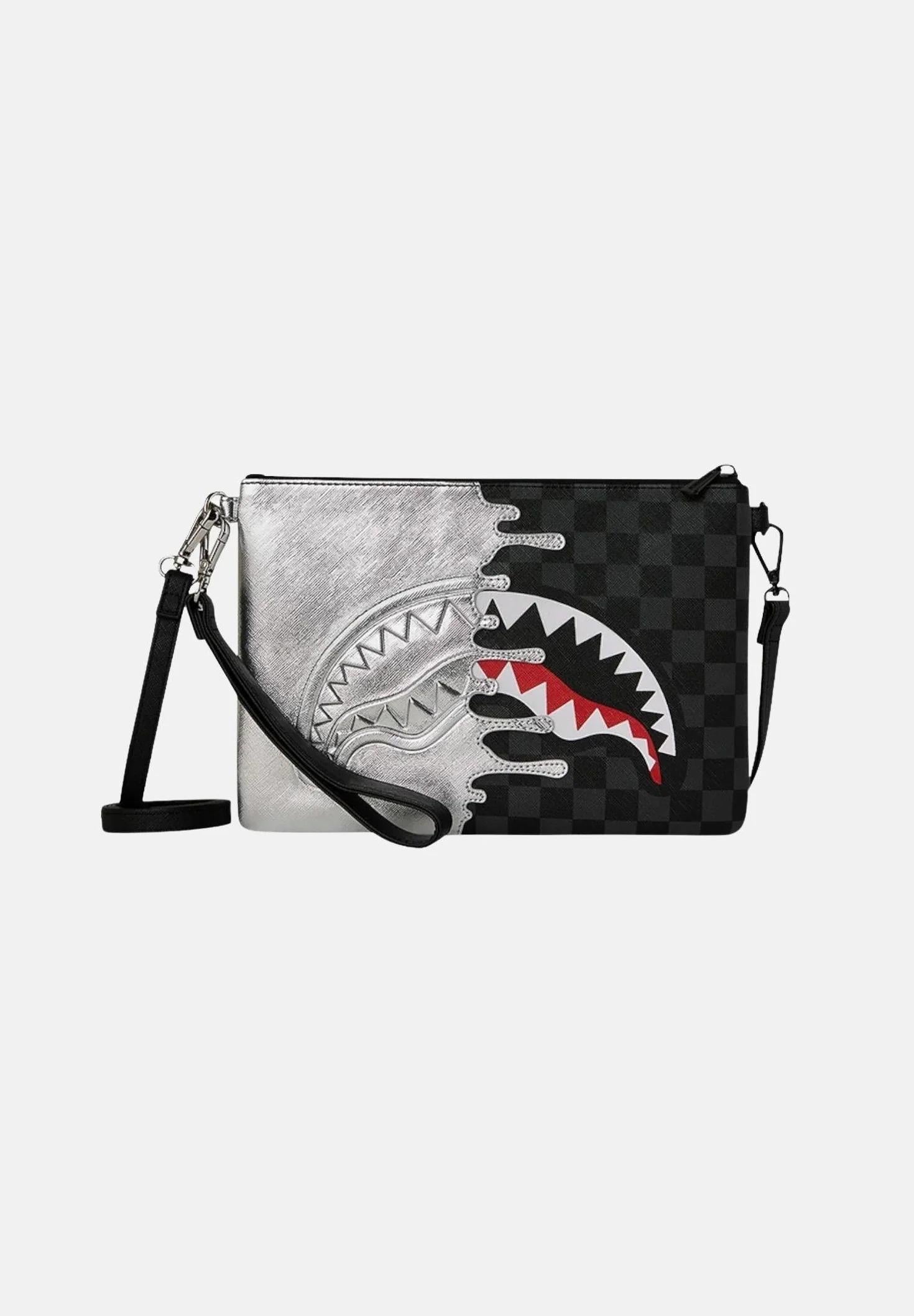 Silver Side Drip Black Check Crossb. 910B8929NSZ UNI SPRAYGROUND
